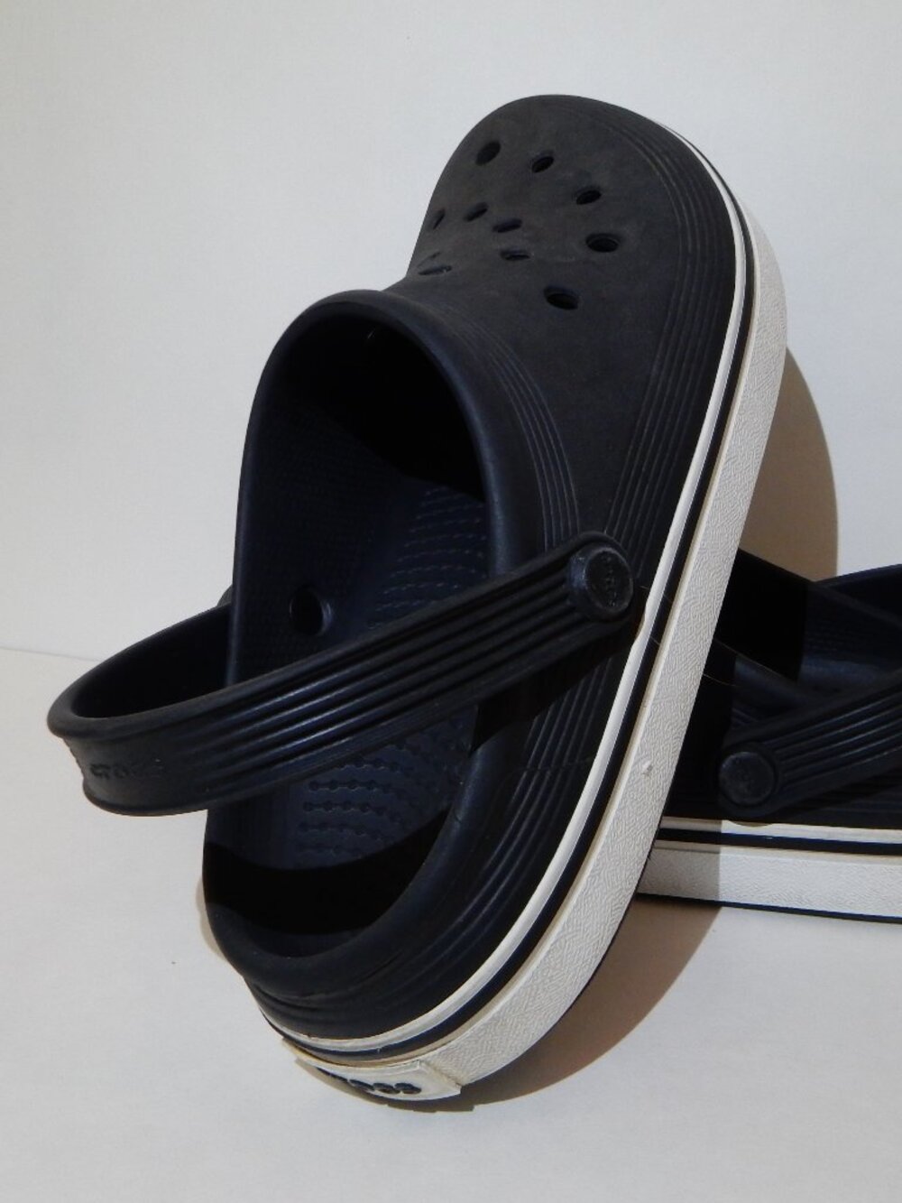 Crocs Kids Off Court Clog Navy & White 6Y UEC